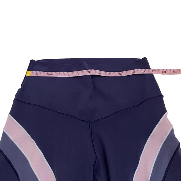 Aerie Chill Play Move Shades Of Purple Active Cropped Leggings, Size Medium - Picture 3 of 12
